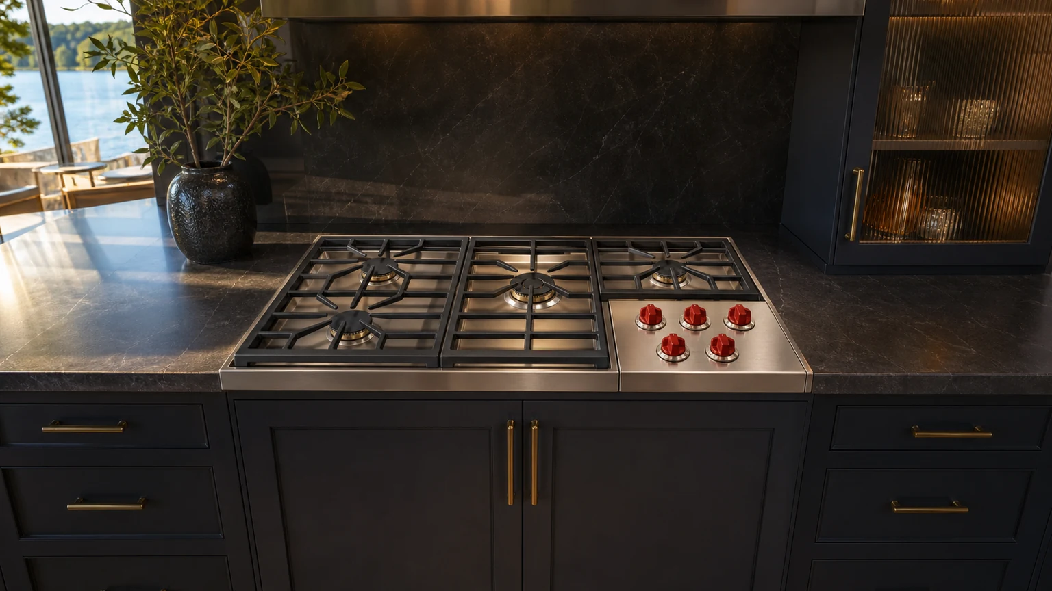 Built-in cooktop diagnostic visit in the service area